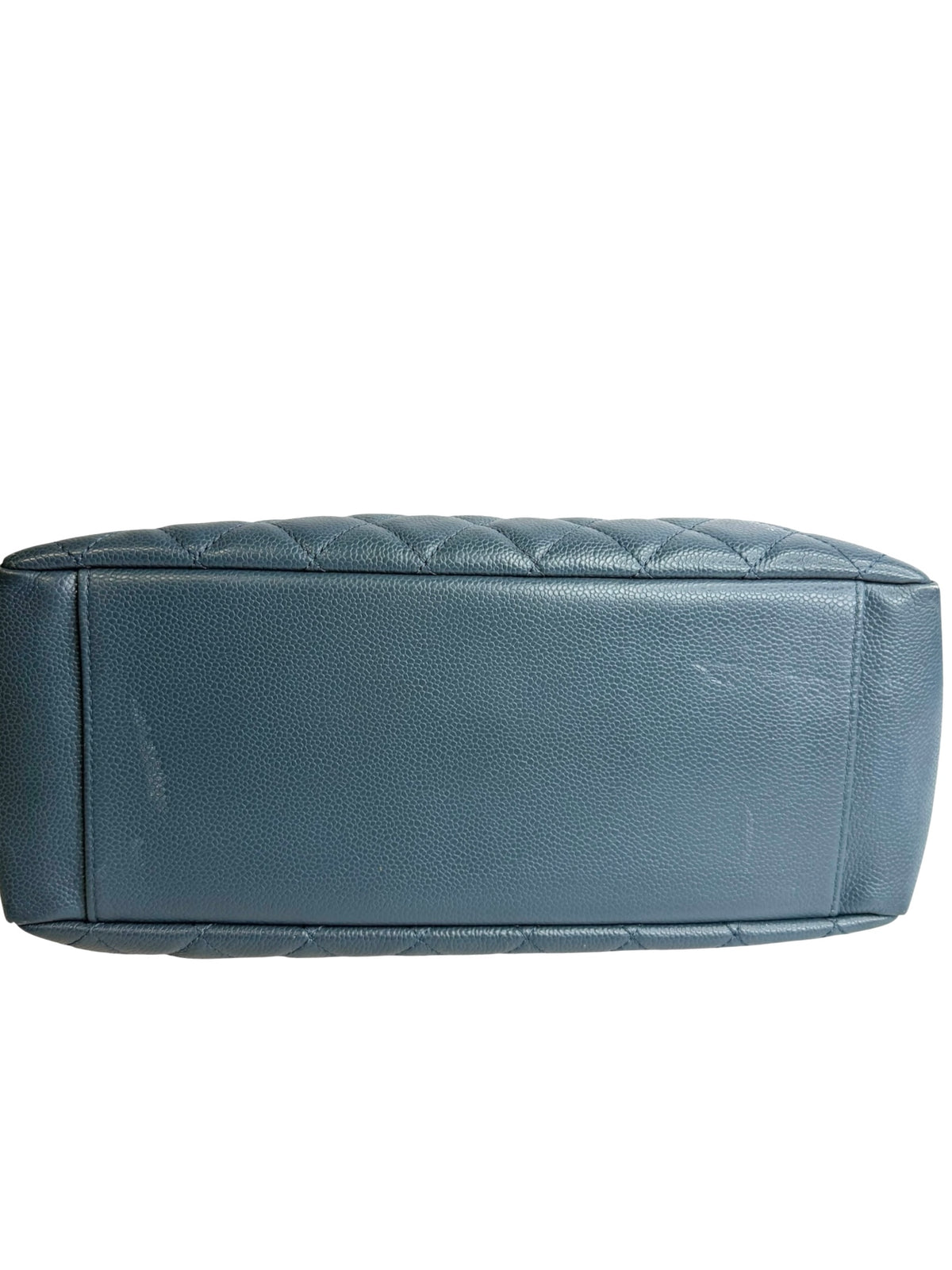 Chanel Blue Caviar Grand Shopping Tote SHW T9162