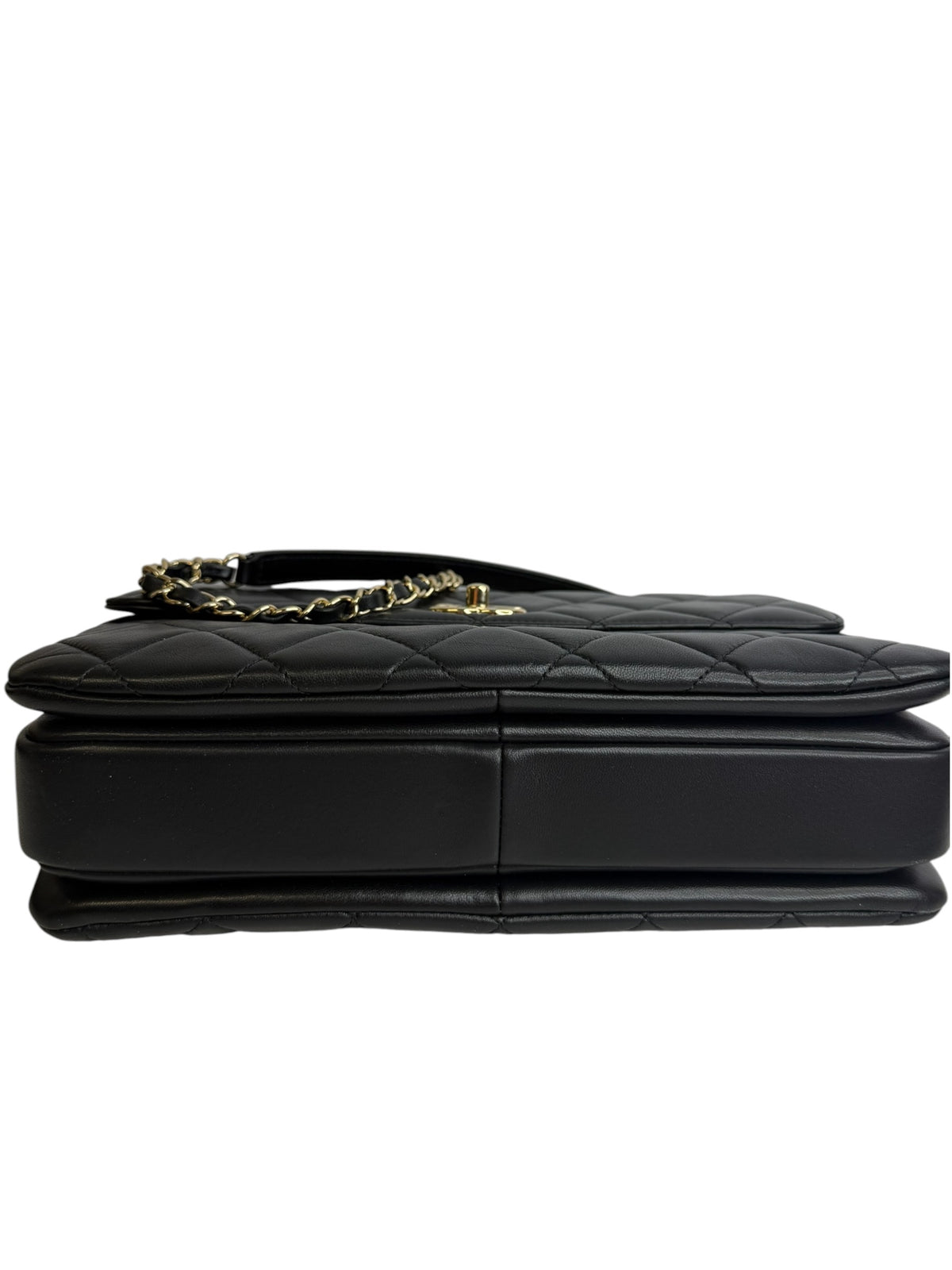 Chanel Medium Black Top Handle Trendy CC T9104