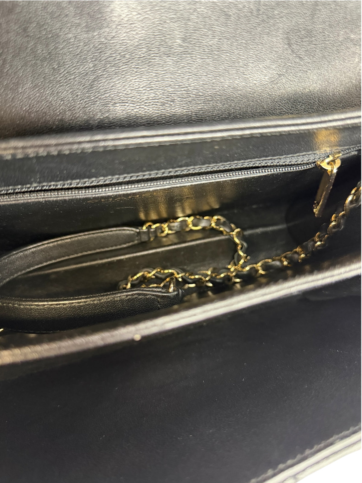 Chanel Black Sheepskin Large Beauty Lock Flap T9151