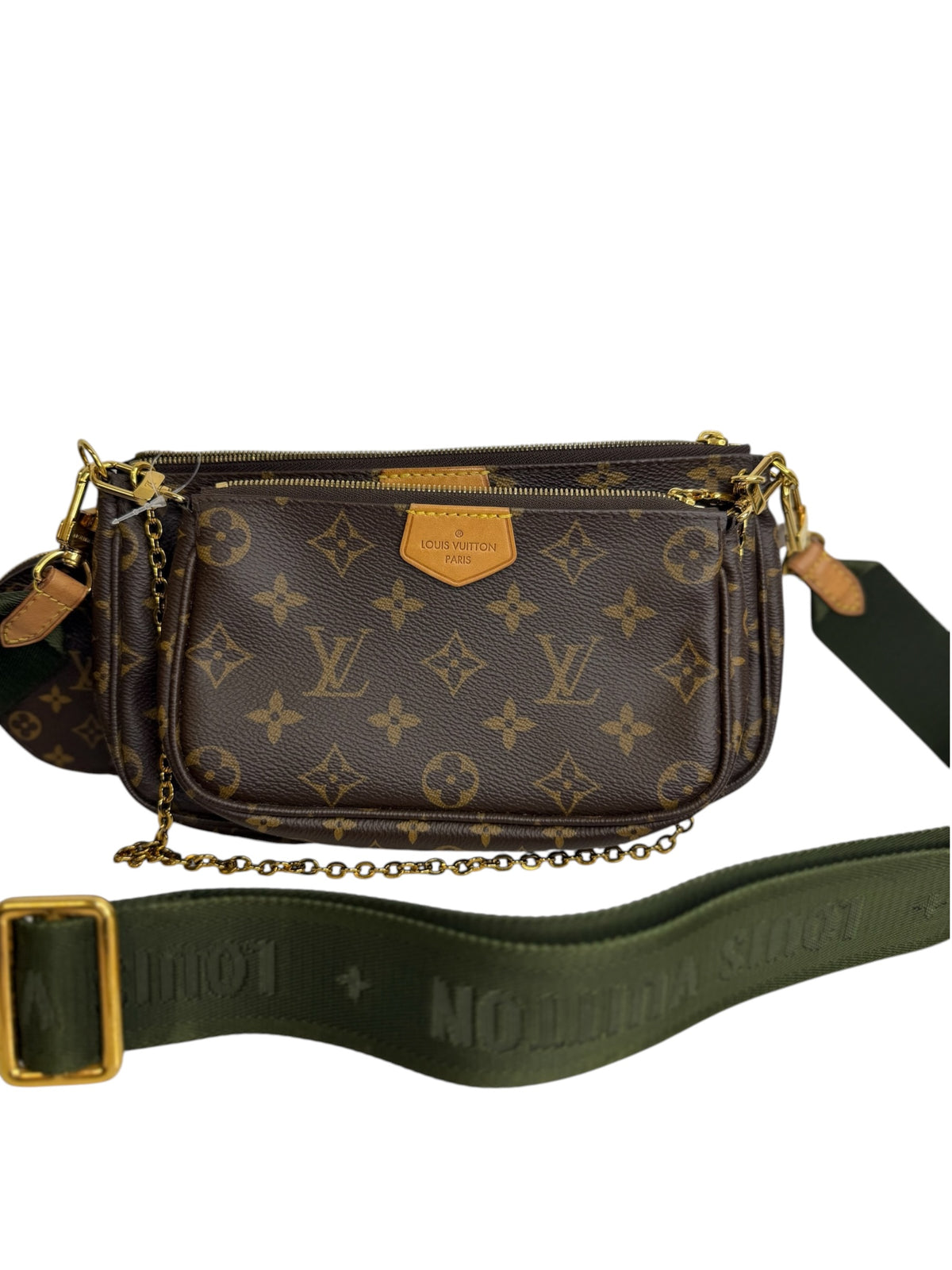 Louis Vuitton Multi Pochette Accessories Green T9177