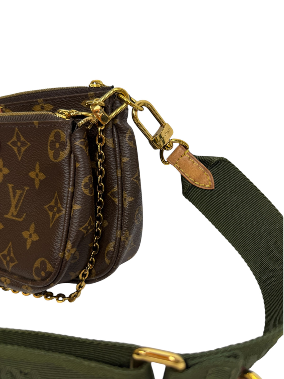Louis Vuitton Multi Pochette Accessories Green T9177