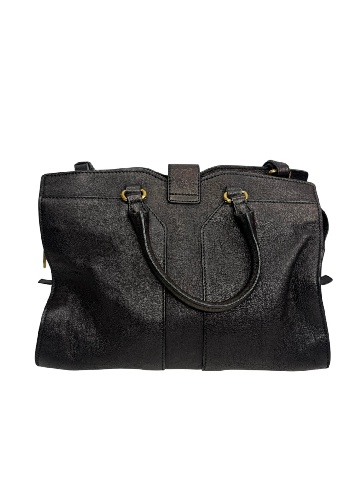 Saint Laurent Leather Cabas Chyc Iridescent Bag T8946