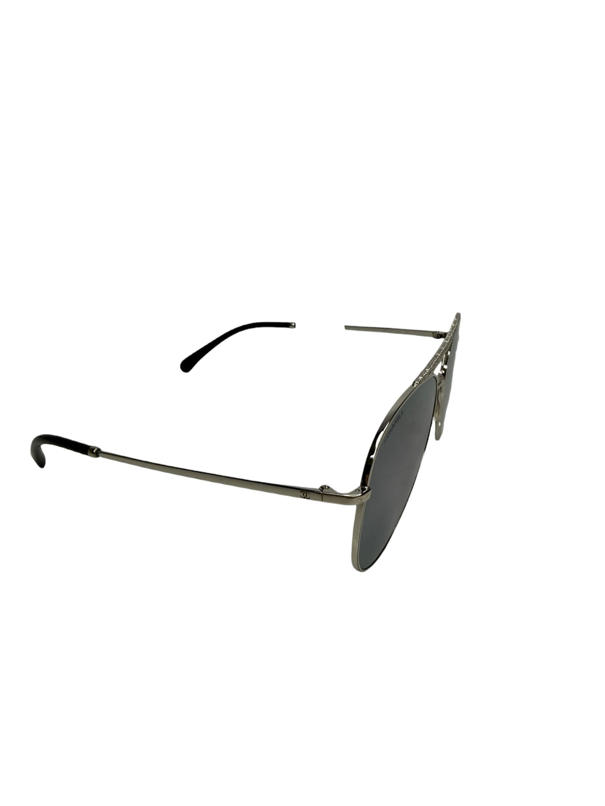 Chanel Silver Aviator Sunglasses T9025