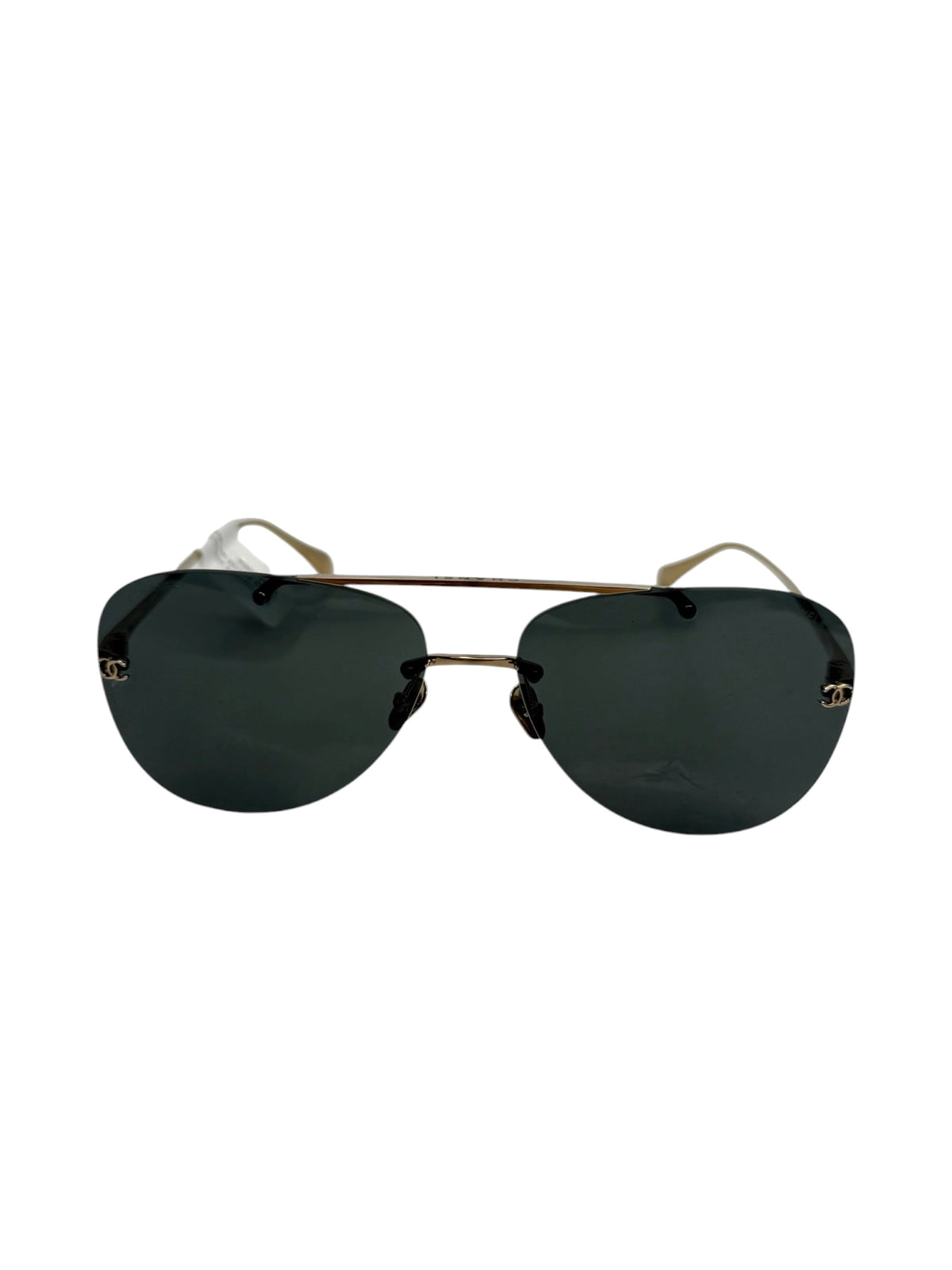 Chanel Gold Aviators T9032