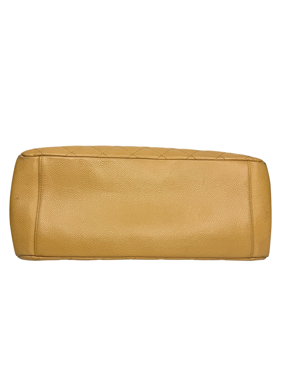 Chanel Beige Caviar Grand Shopping Tote GHW T9053