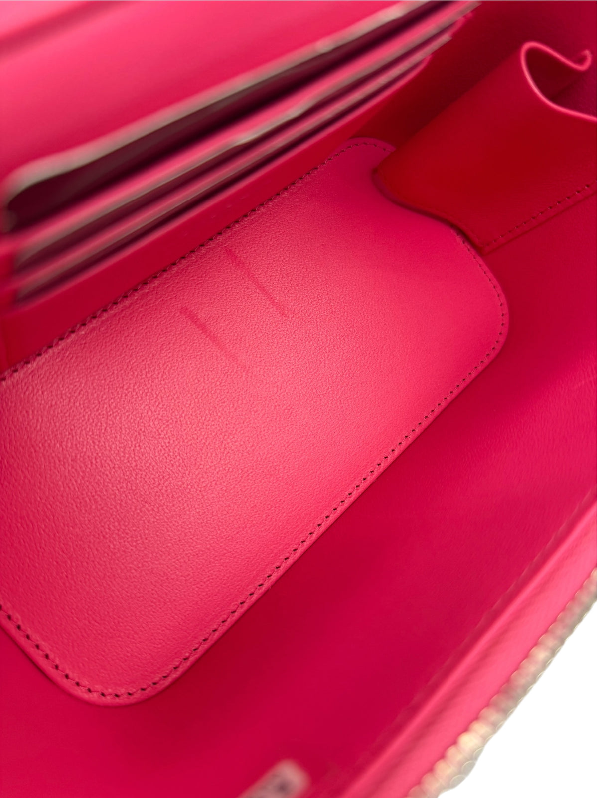 Chanel Hot Pink Lambskin Small Top Handle Vanity T9188