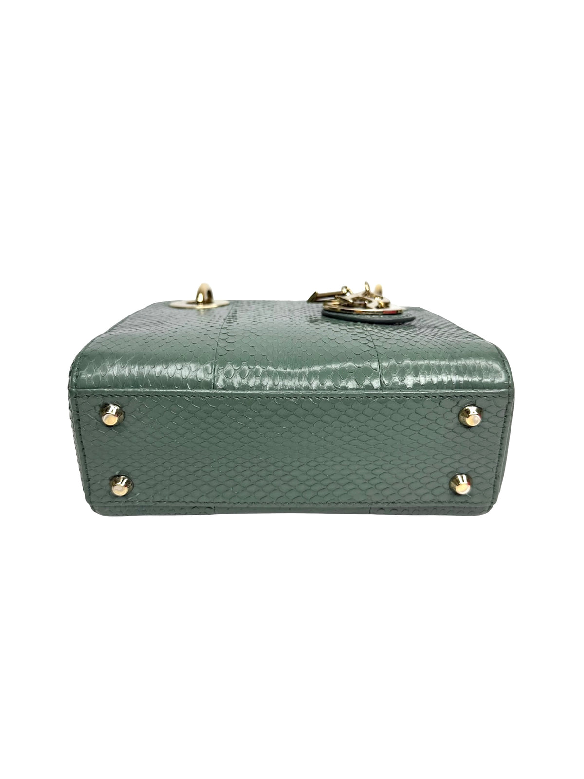 Dior Green Python Mini Lady Dior T9221