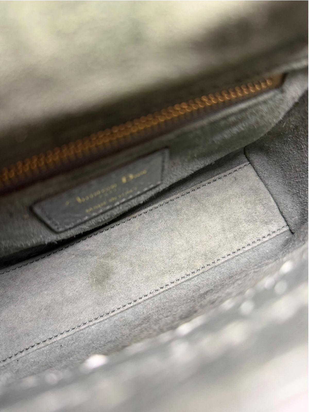 Dior Green Python Mini Lady Dior T9221