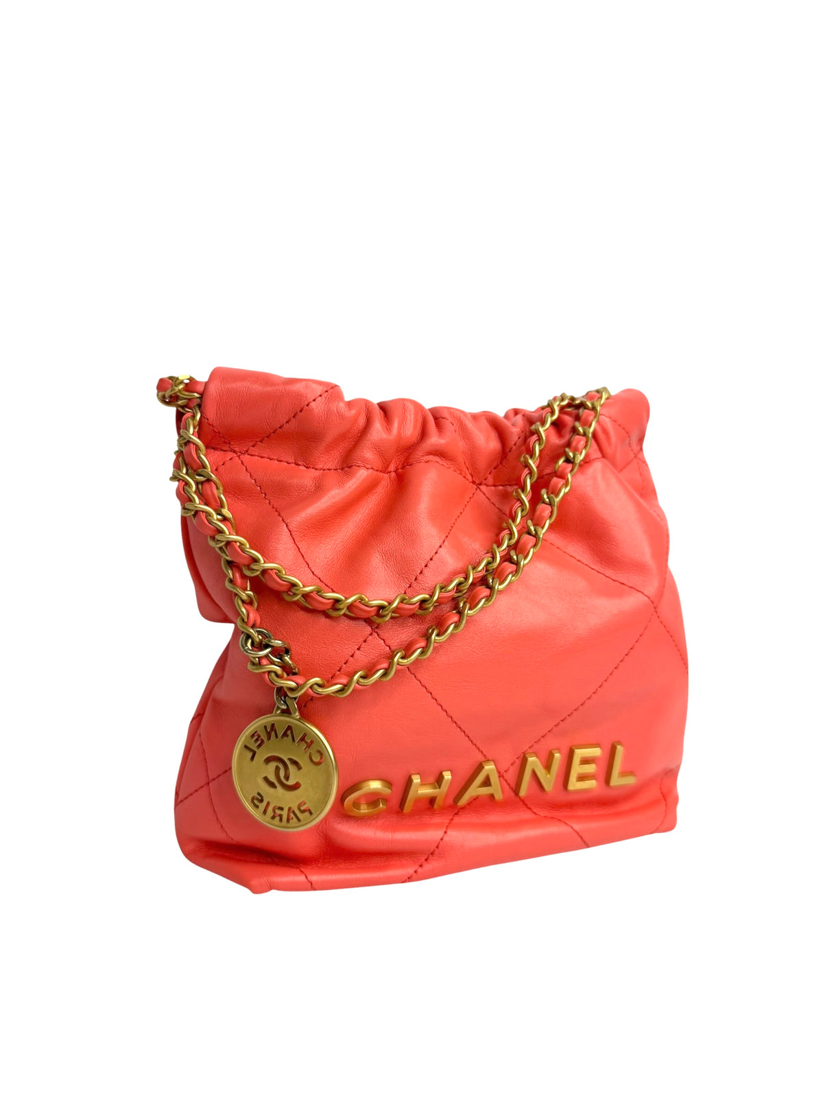Chanel Coral 22 Mini Hobo Bag T9200