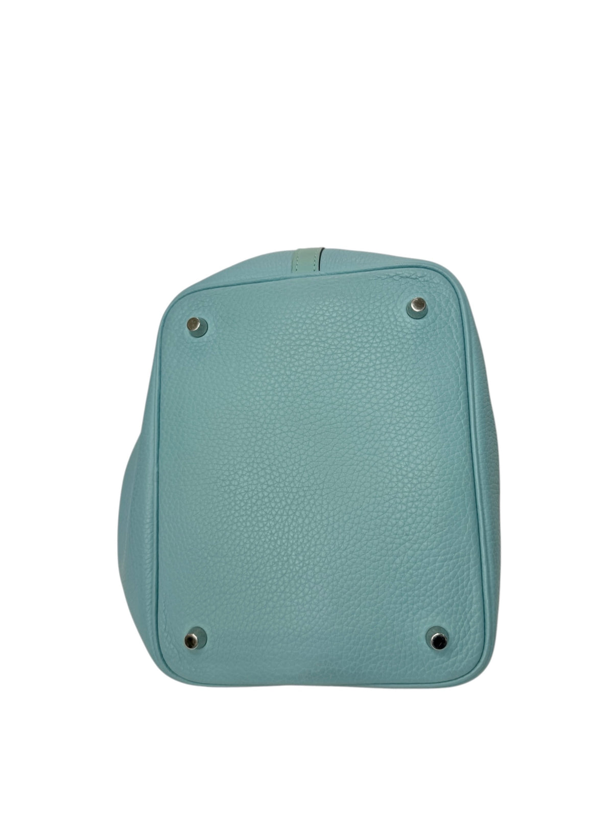 Hermes Picotin Bleu Atoll Taurillon Clemence 22 T9069