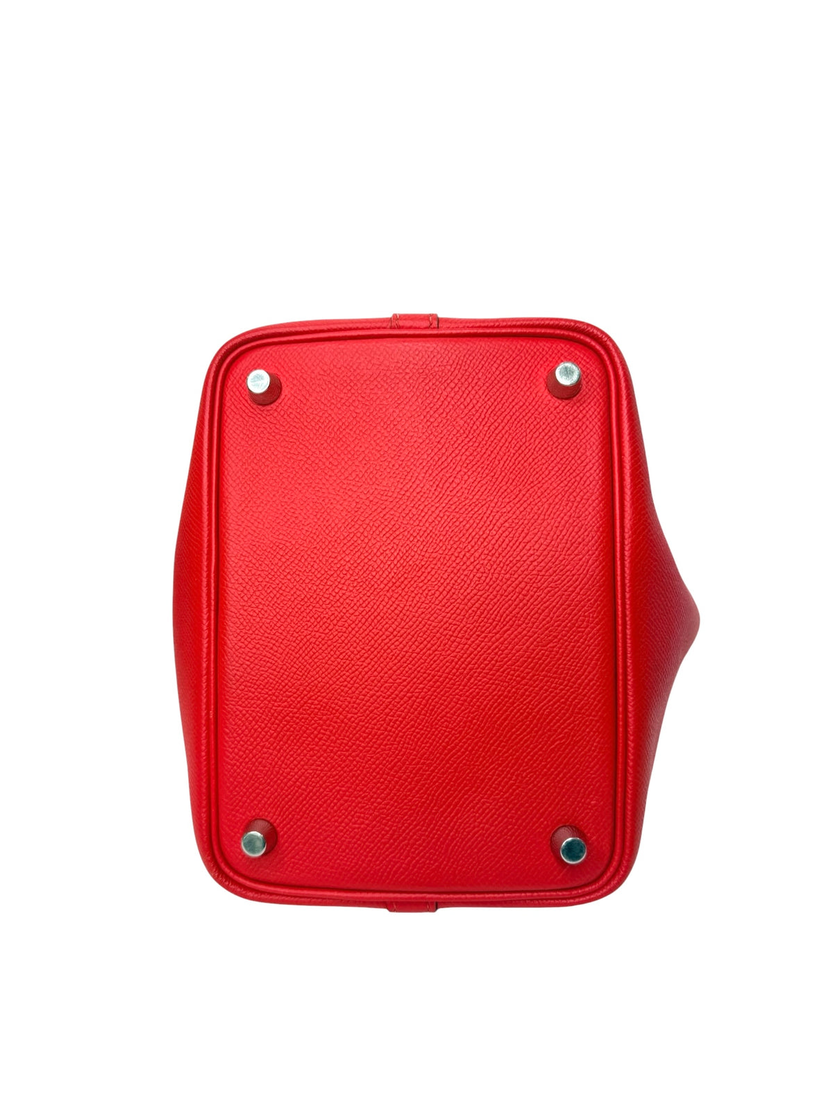 Hermes Epsom Tressage Rouge Picotin 18 T9072