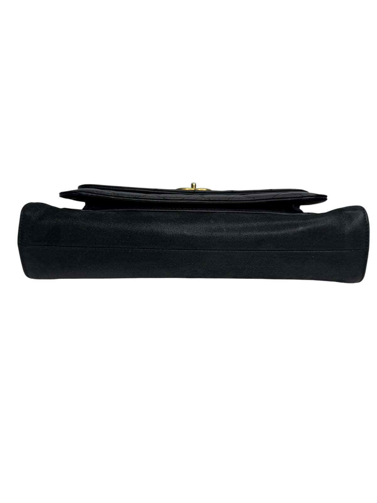 Chanel Black Quilted Front Flap Shoulder T9225