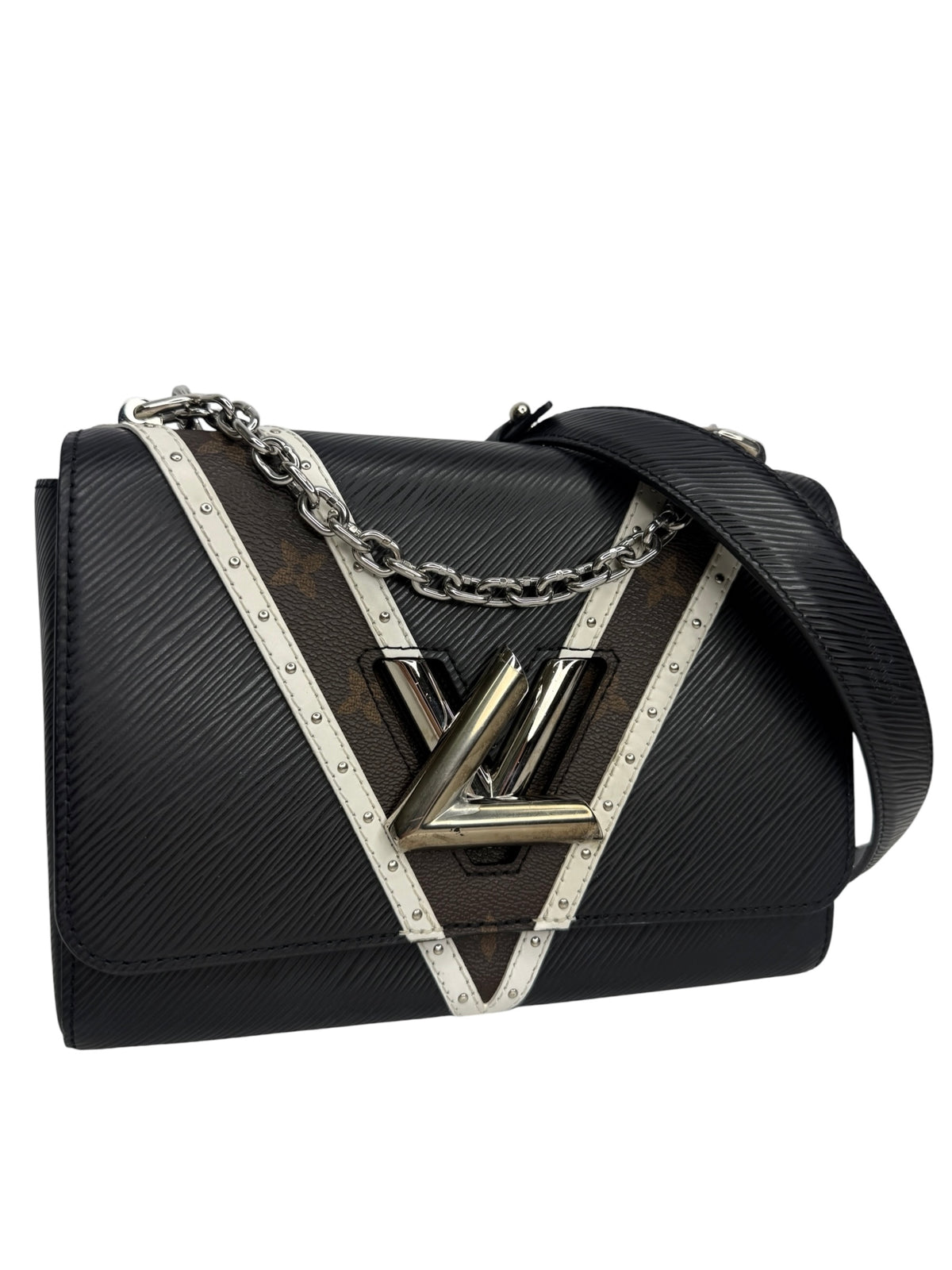 Louis Vuitton Black Monogram Epi Twist T9041
