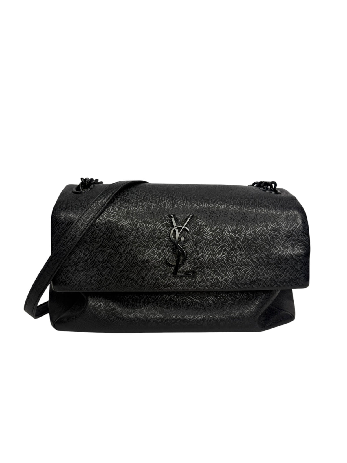 Saint Laurent Black Leather West Hollywood Bag Medium T9046