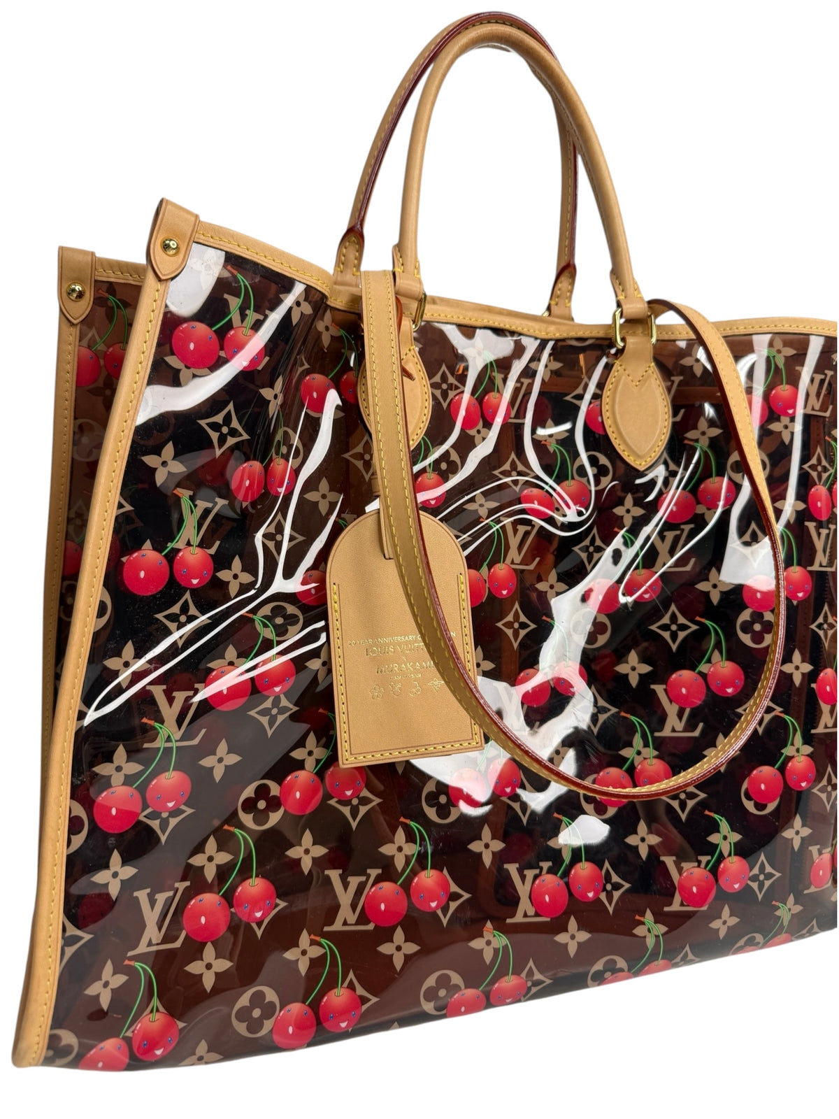 Louis Vuitton x Takashi Murakami Monogram Cherry Crystal OnTheGo GM T9038