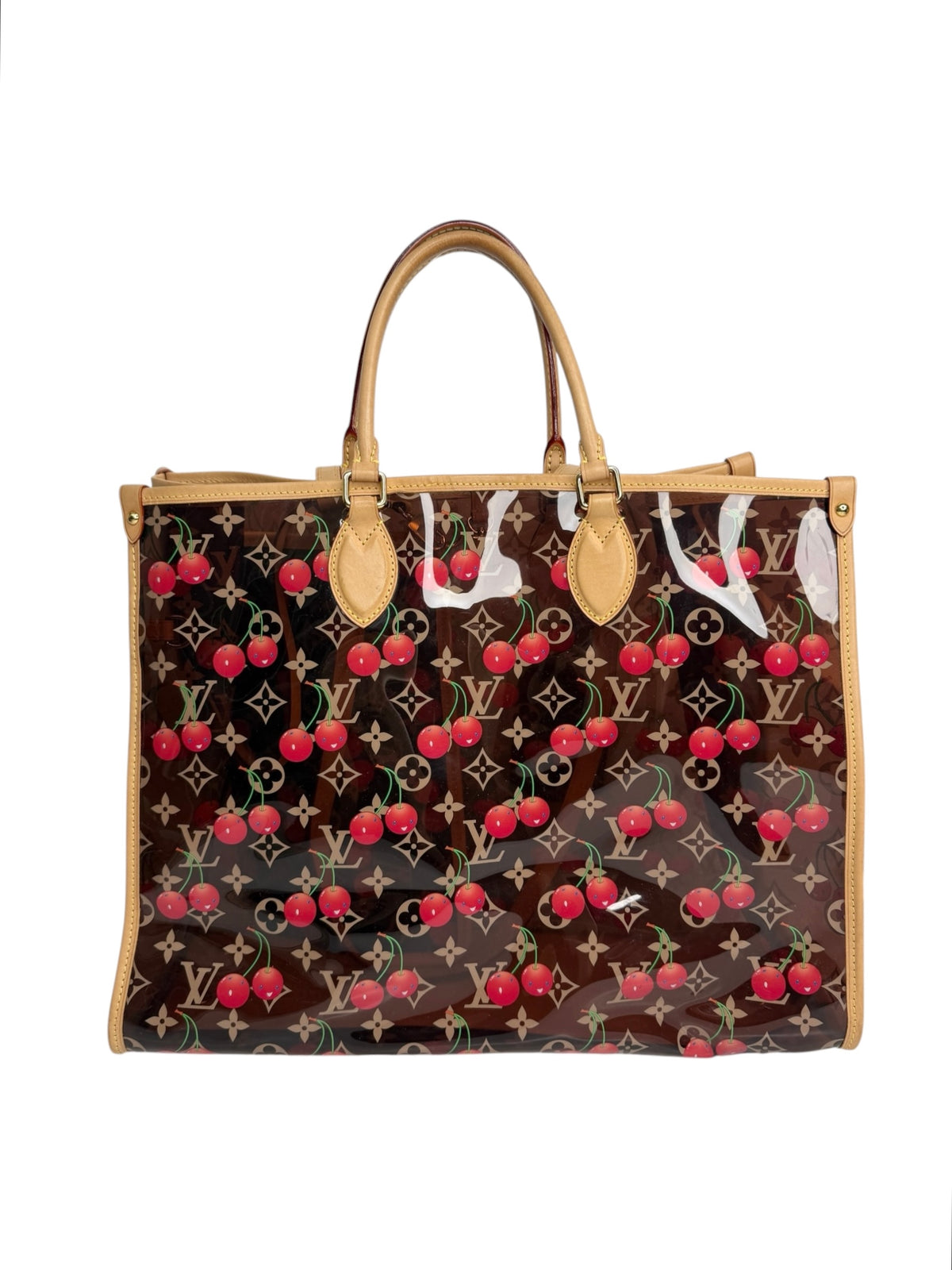 Louis Vuitton x Takashi Murakami Monogram Cherry Crystal OnTheGo GM T9038