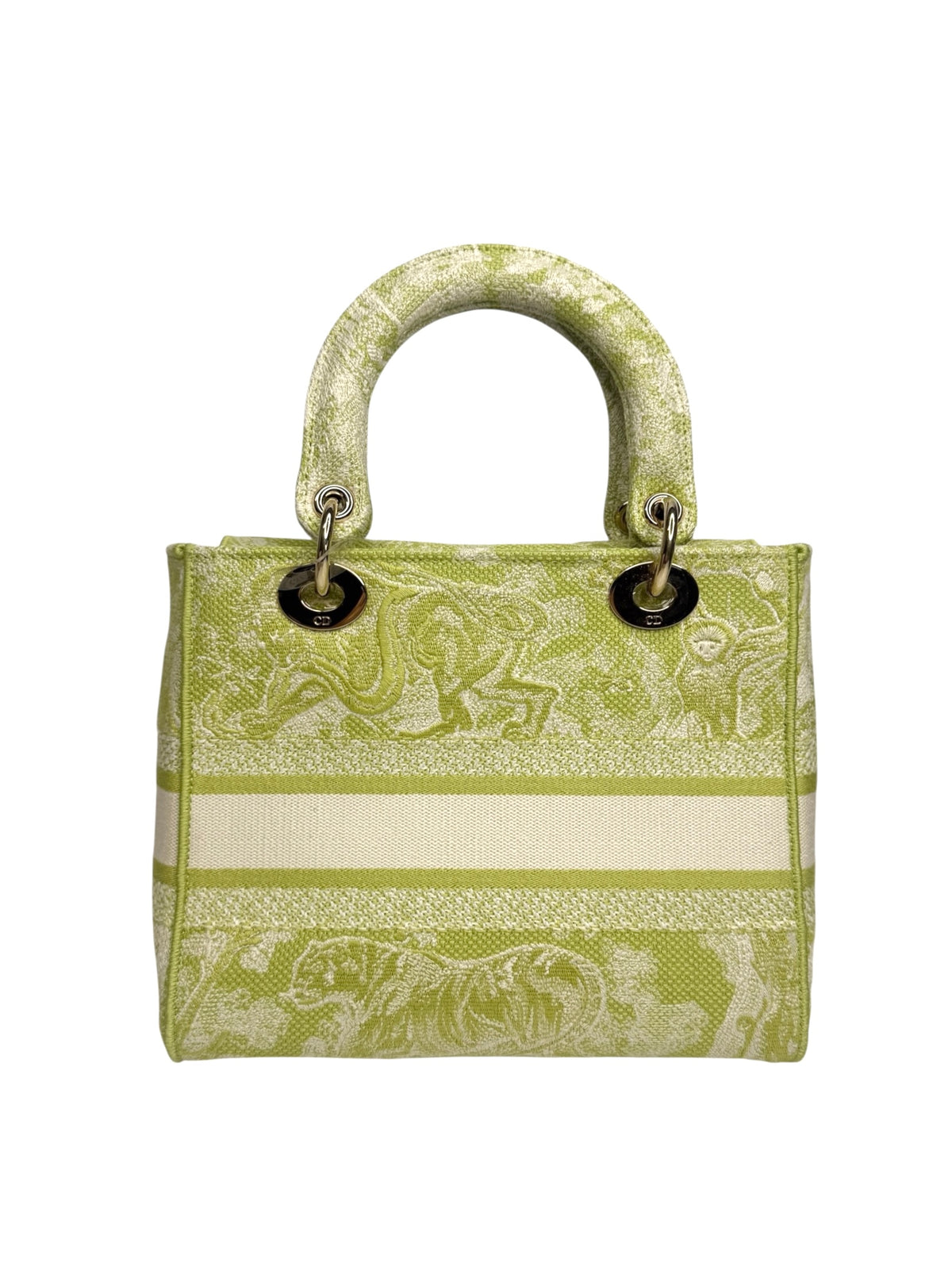 Dior Canvas Lady D-Lite Green Medium T9070
