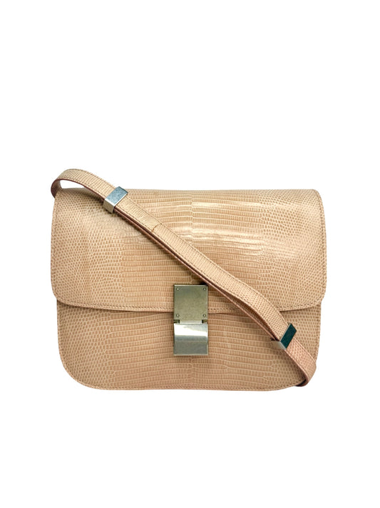 Celine Medium Pink Lizard Classic Box T9064