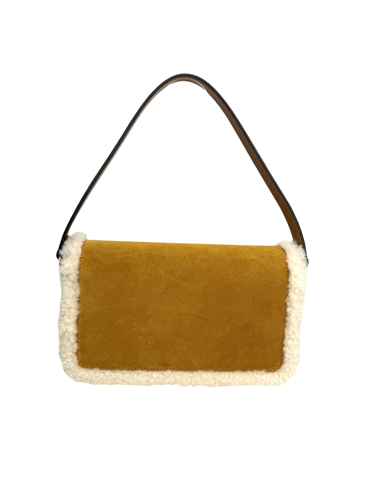 Gucci Suede Shearling Mini Horsebit T9071