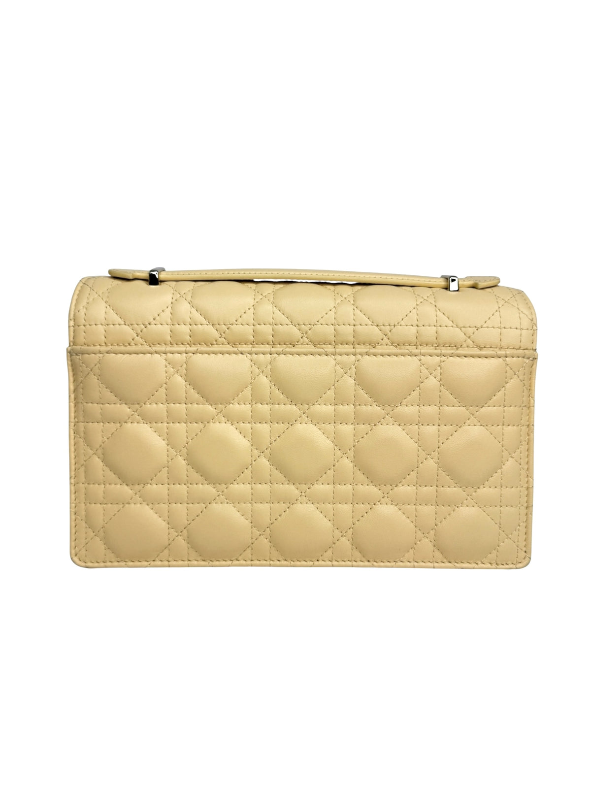 Dior Light Yellow My Dior Top Handle Flap T9073
