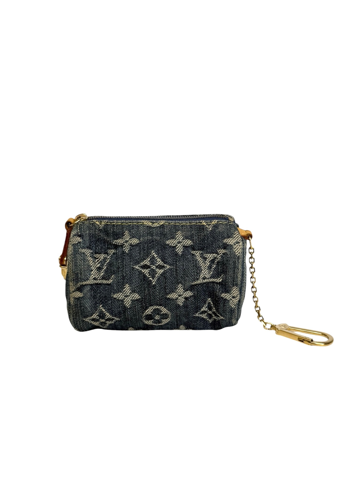 Louis Vuitton Denim Monogram Speedy Trousse T9100