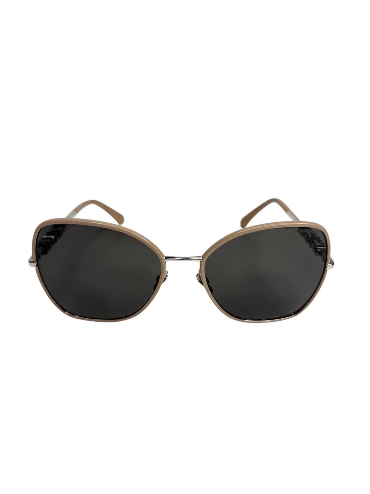 Chanel Pink Oversized Logo Sunglasses T9089