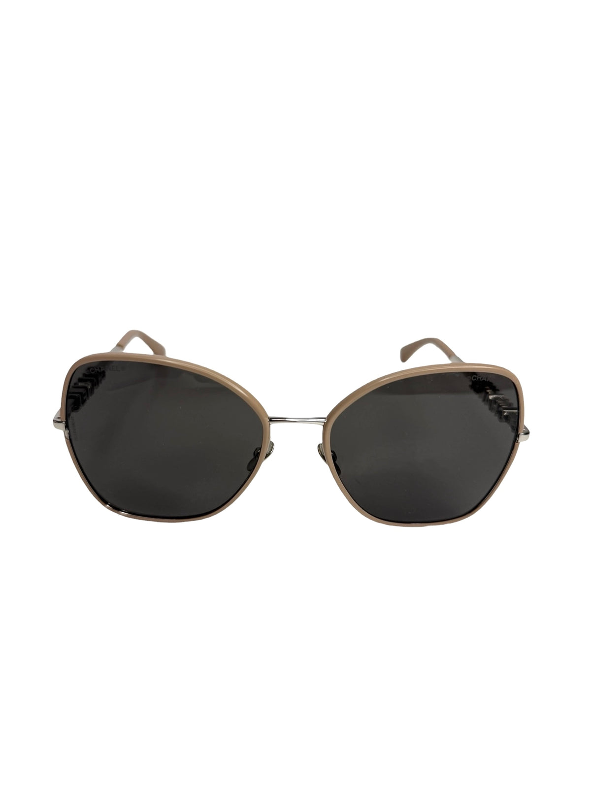 Chanel Pink Oversized Logo Sunglasses T9090