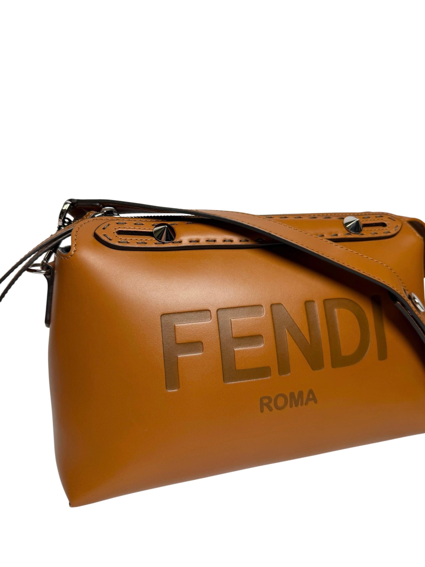 Fendi By The Way Brown Leather Medium Bag
