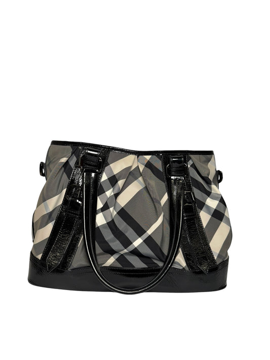 Burberry Beat Check Shoulder Patent/Nylon T8090