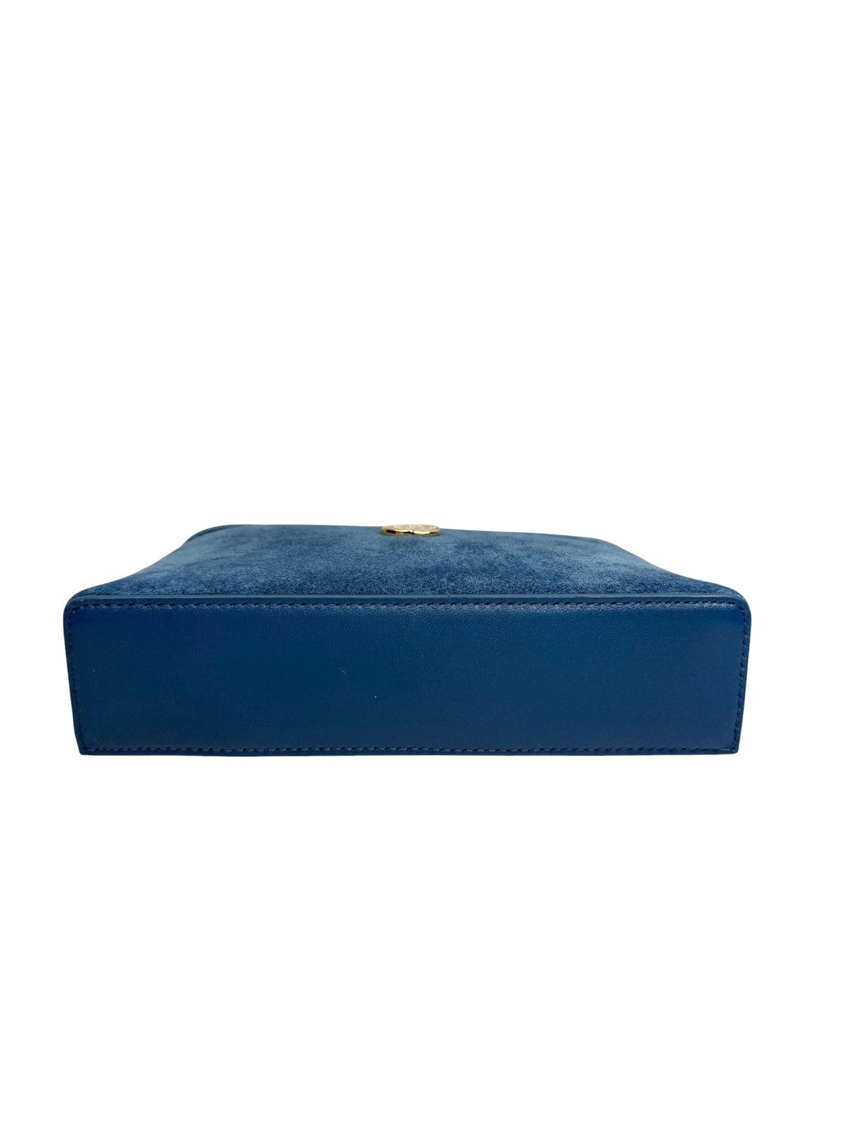 Chanel Blue Suede Slim Vanity T9102