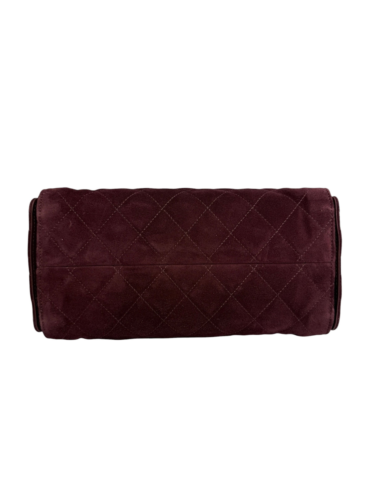 Chanel Small Burgundy Suede 25 T9144