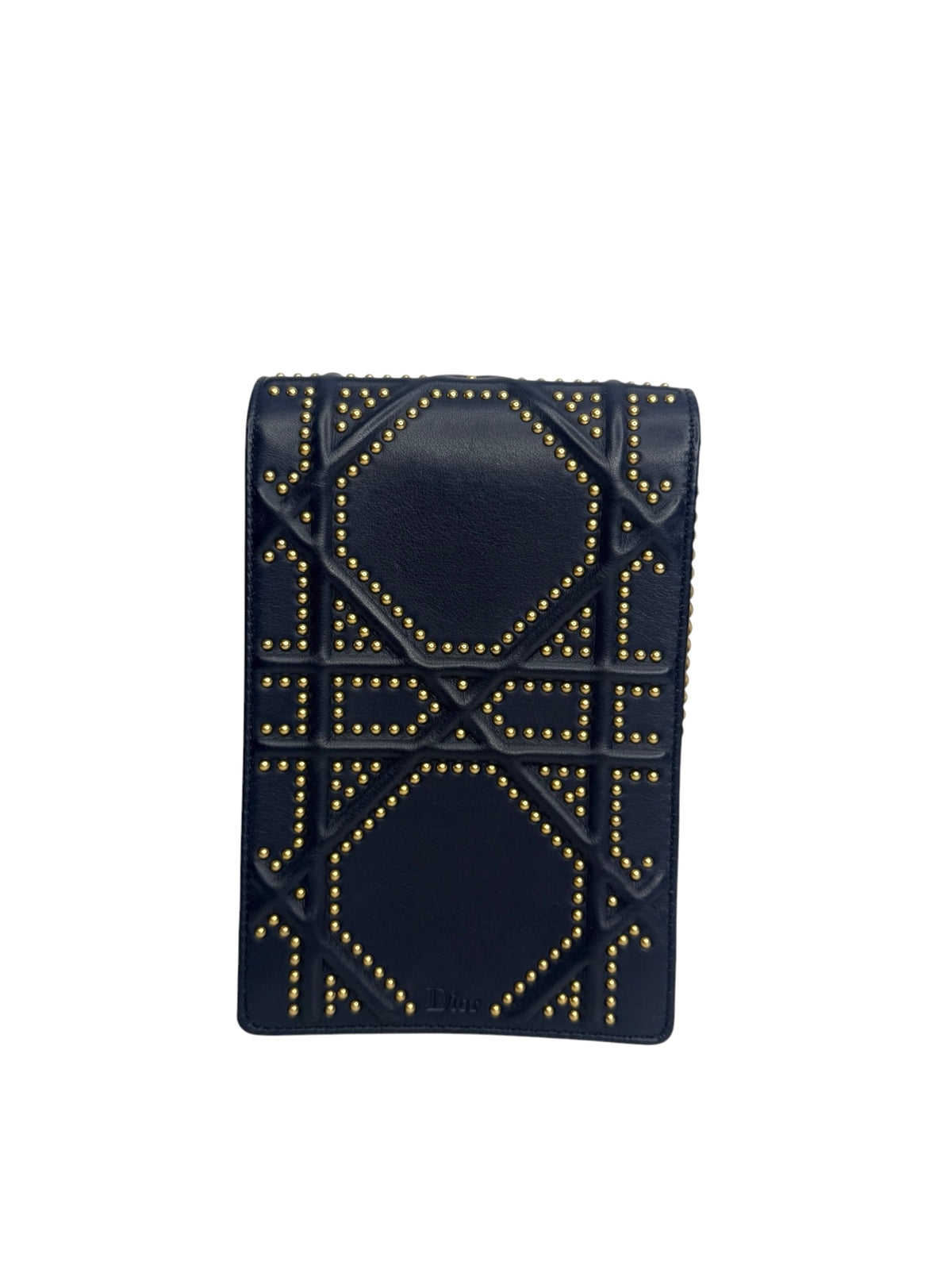 Dior Studded Diorama Vertical Crossbody T9107