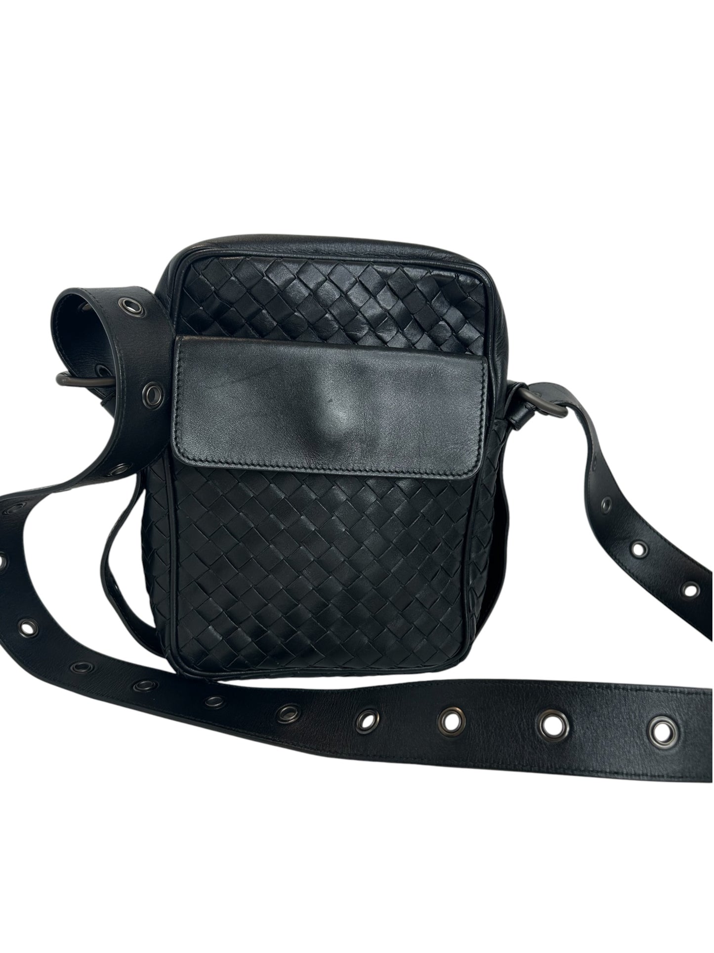 Bottega Veneta Black Crossbody T4222