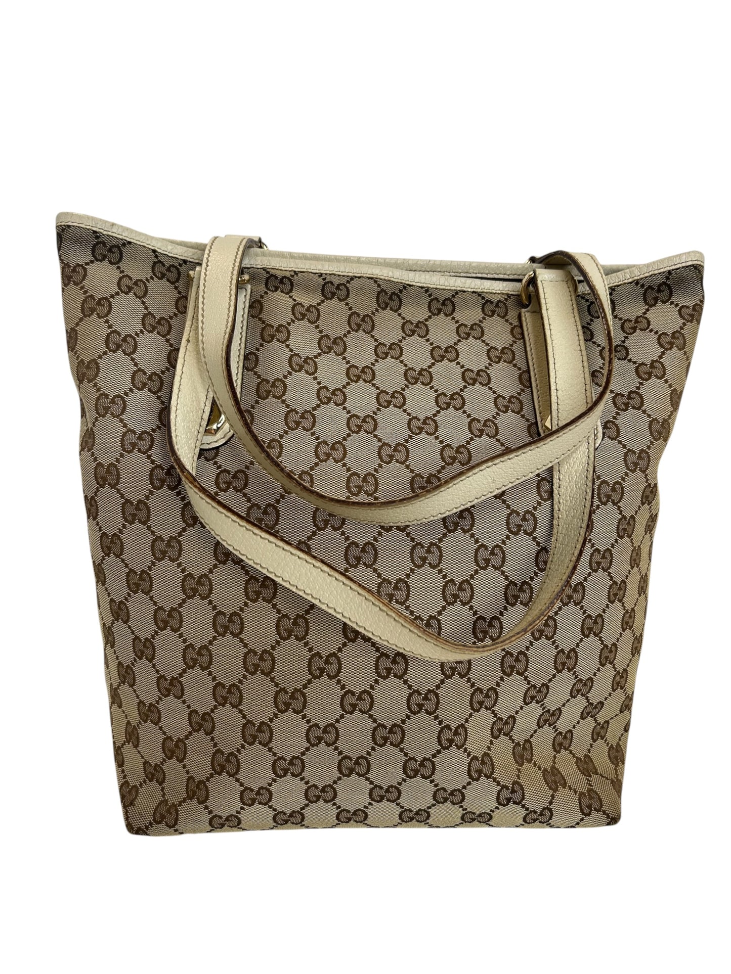 Gucci Brown Monogram Tote T8608