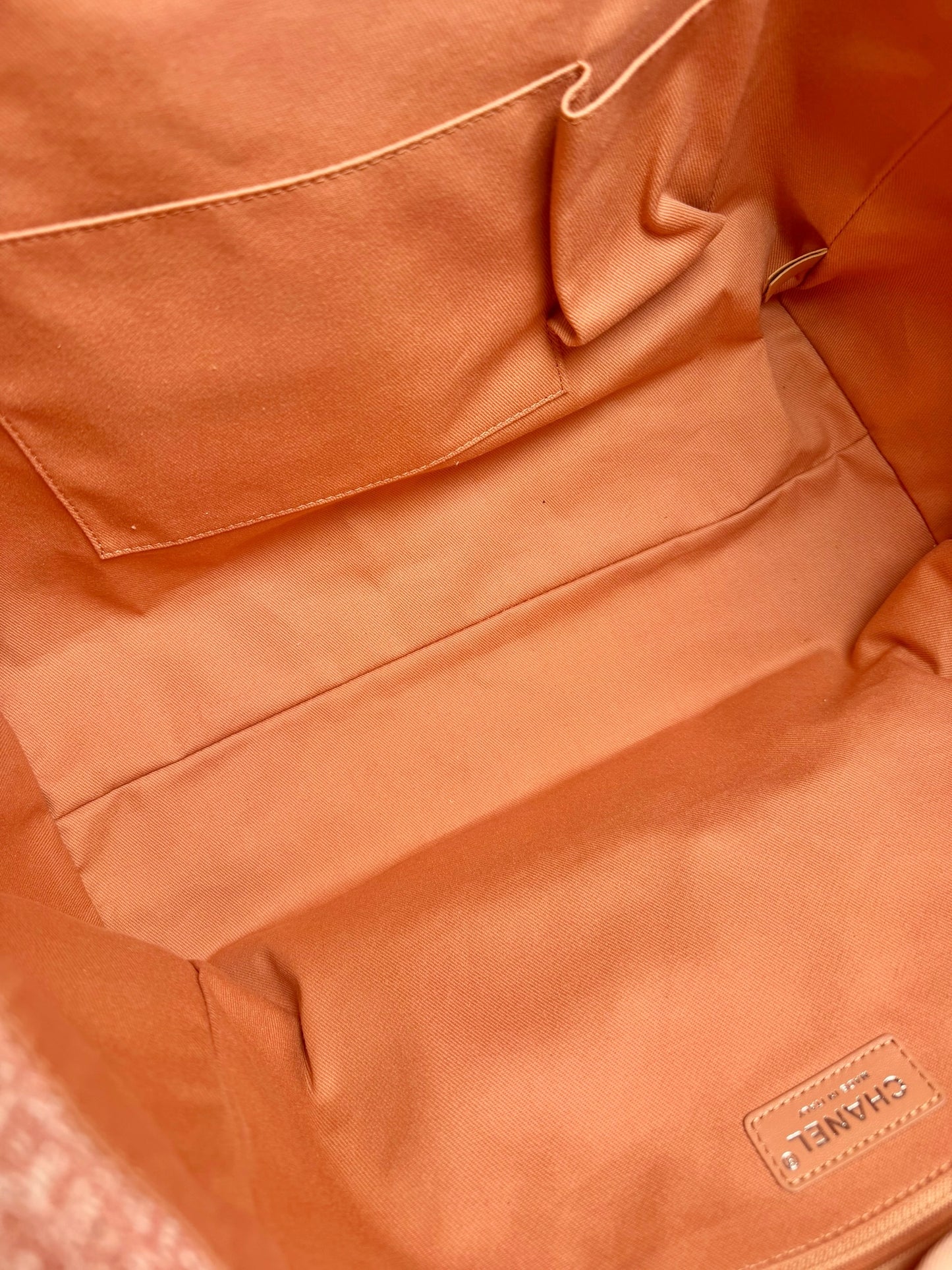 Chanel Pink Tweed Deauville Large